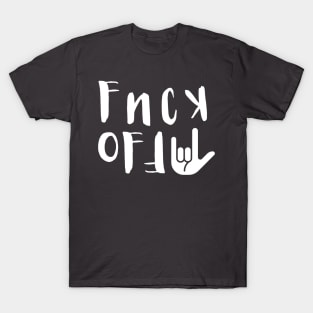 FCK Off T-Shirt whit text T-Shirt